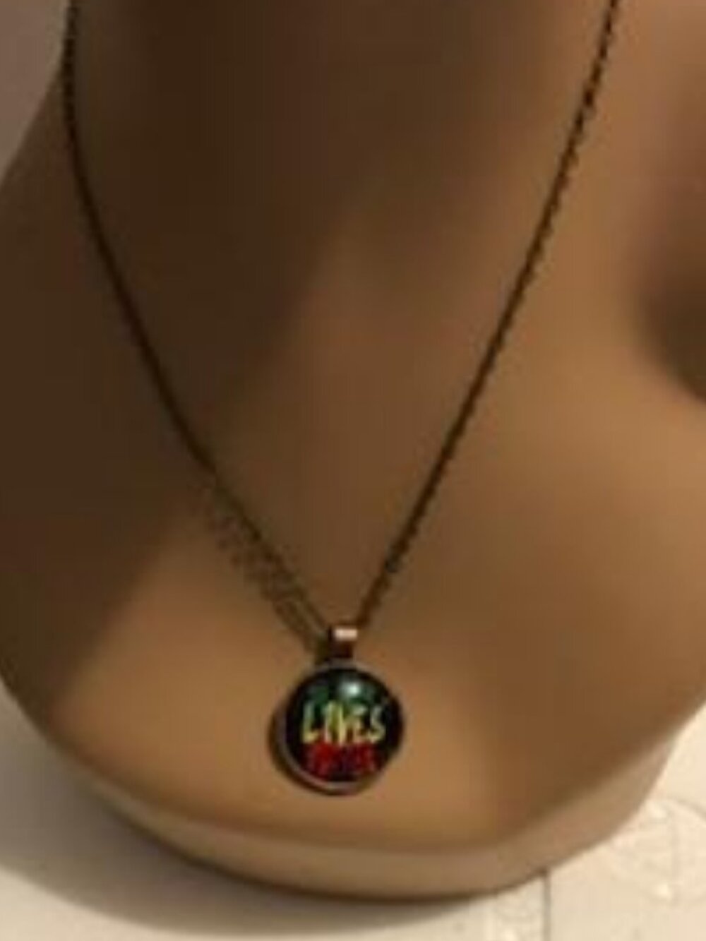 Black Lives Matter Pendant Necklace